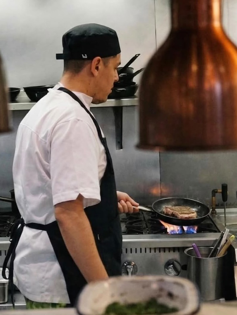 Nuestro chef en la cocina