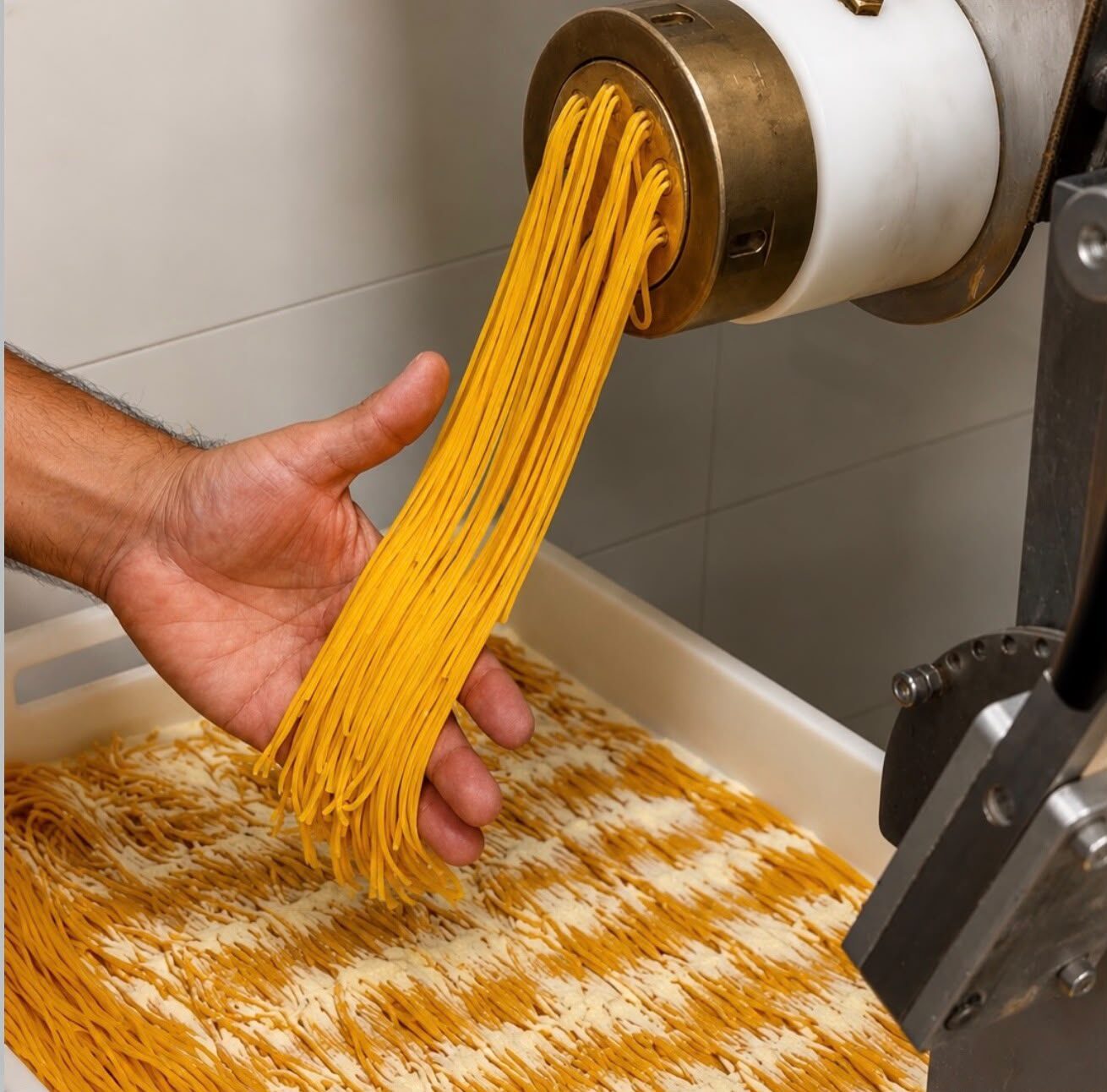 Pasta fresca hecha a mano