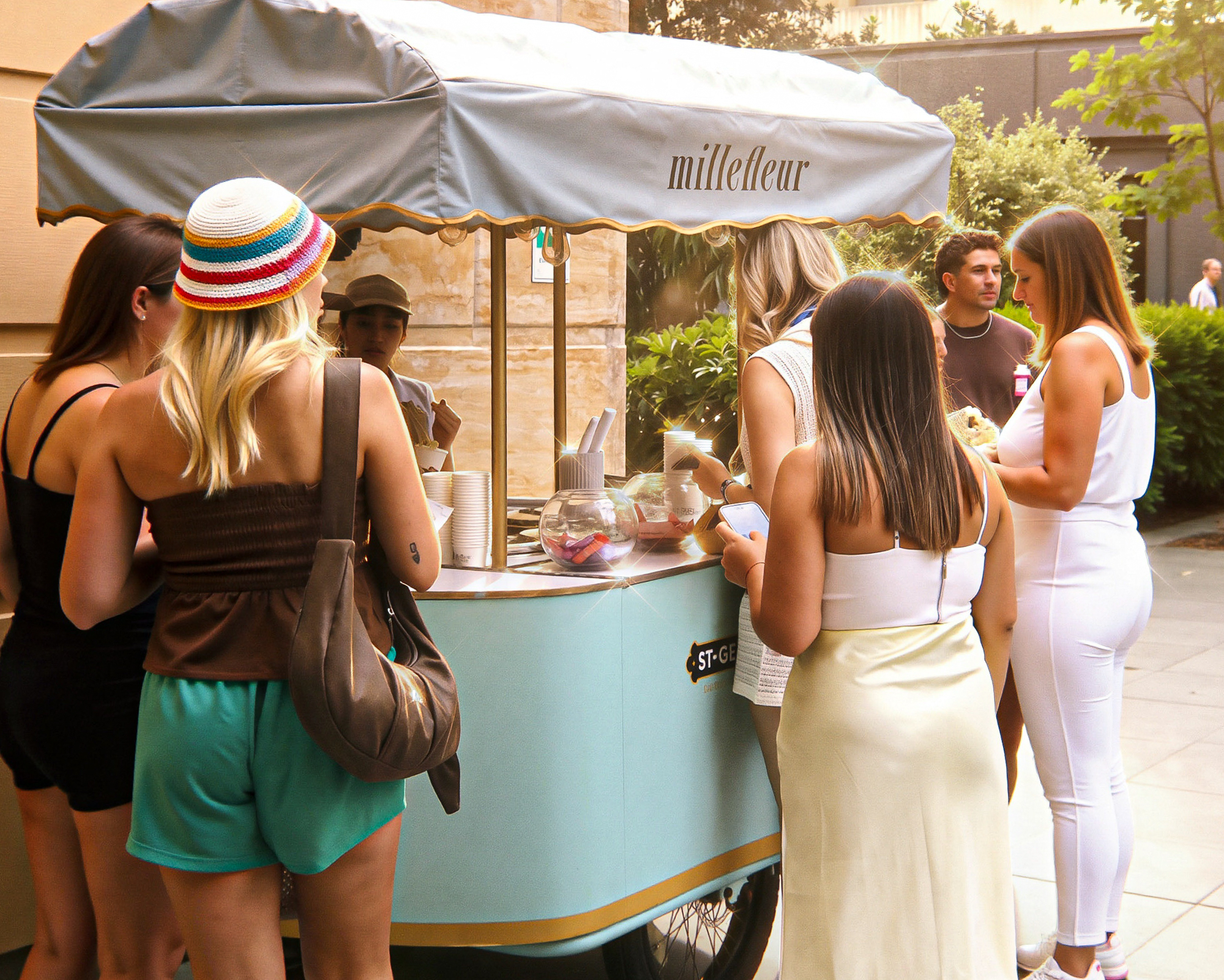 Carro de gelato GIOIA en evento